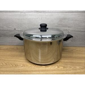 CUTCO USA 5 Ply Aluminum Core 10 Quart w/Lid Stock Pot - 12" diameter